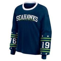 Seattle Seahawks WEAR by Erin Andrews Women's Sport Long-Sleeve T-Shirt | NFL Discount