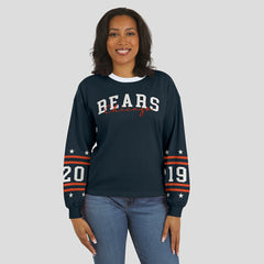 Chicago Bears WEAR by Erin Andrews Women's Sport Long-Sleeve T-Shirt | NFL Sale