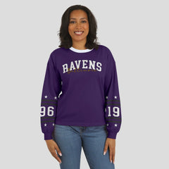 Baltimore Ravens WEAR by Erin Andrews Women's Sport Long-Sleeve T-Shirt | NFL US