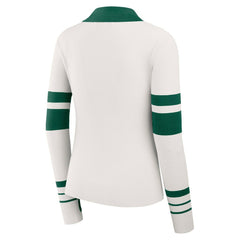 New York Jets WEAR by Erin Andrews Women's Ribbed Henley Polo Sweater | NFL On sale