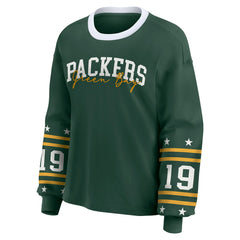Green Bay Packers WEAR by Erin Andrews Women's Plus Size Sport Long-Sleeve T-Shirt | NFL Outlet