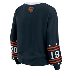Chicago Bears WEAR by Erin Andrews Women's Plus Size Sport Long-Sleeve T-Shirt | NFL Outlet