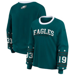 Philadelphia Eagles WEAR by Erin Andrews Women's Plus Size Sport Long-Sleeve T-Shirt | NFL Near me