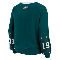 Philadelphia Eagles WEAR by Erin Andrews Women's Plus Size Sport Long-Sleeve T-Shirt | NFL Near me