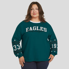 Philadelphia Eagles WEAR by Erin Andrews Women's Plus Size Sport Long-Sleeve T-Shirt | NFL Near me