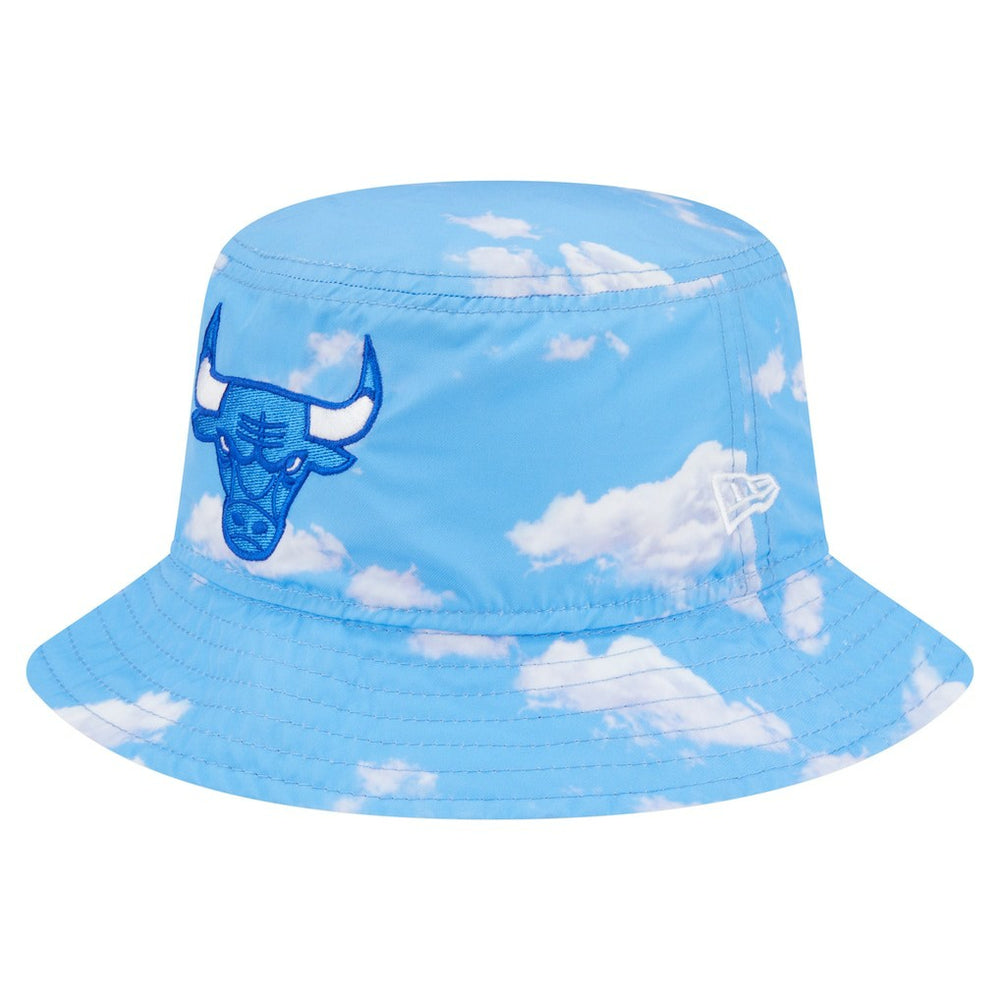 Black/Light Blue Chicago Bulls Summer Sun and Storm Reversible Bucket Hat | NBA