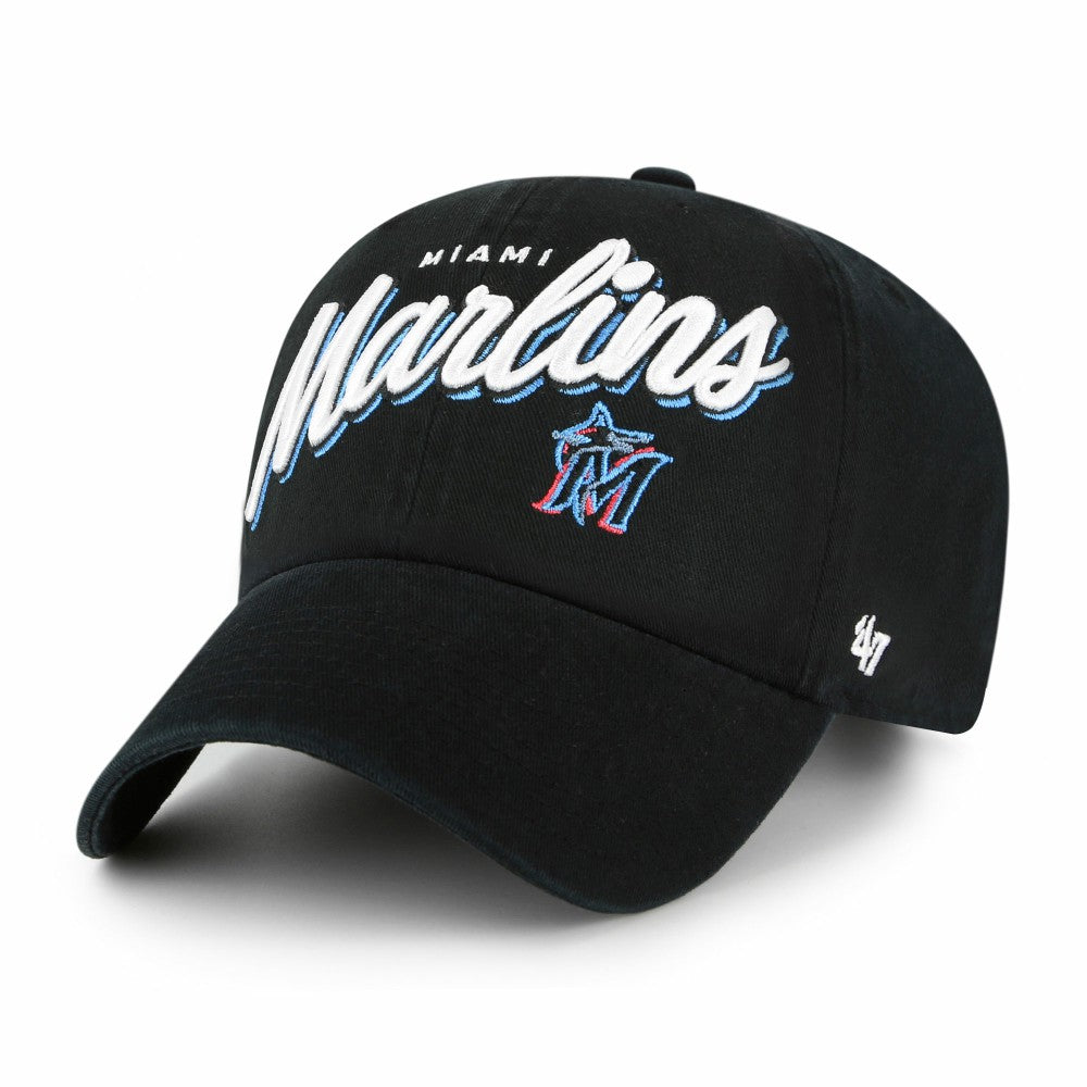 Miami Marlins '47 Women's Ariana Clean Up Adjustable Hat - MLB Hats