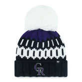 Colorado Rockies '47 Women's Felicity Cuffed Knit Hat with Pom - MLB Hats
