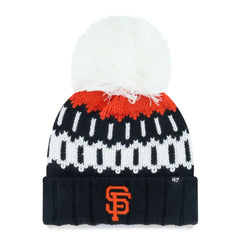 San Francisco Giants '47 Women's Felicity Cuffed Knit Hat with Pom - MLB Hats