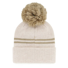 San Francisco Giants '47 Women's Latte Cuffed Knit Hat with Pom - MLB Hats