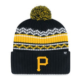 Pittsburgh Pirates '47 Youth Polar Vortex Cuffed Knit Hat with Pom - MLB Hats