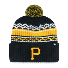 Pittsburgh Pirates '47 Youth Polar Vortex Cuffed Knit Hat with Pom - MLB Hats