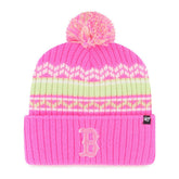 Boston Red Sox '47 Youth Polar Vortex Cuffed Knit Hat with Pom - MLB Hats