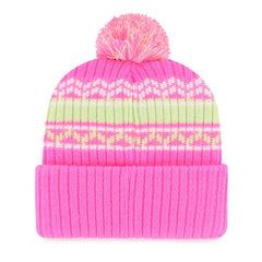 Athletics '47 Youth Polar Vortex Cuffed Knit Hat with Pom - MLB Hats