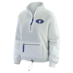 Los Angeles Rams WEAR by Erin Andrews Women's Polar Fleece Half-Zip Jacket | NFL On sale