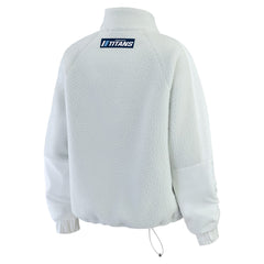 Tennessee Titans WEAR by Erin Andrews Women's Polar Fleece Half-Zip Jacket | NFL On sale