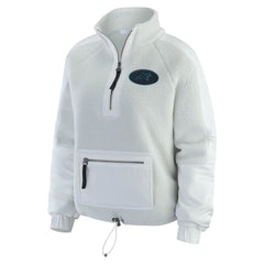 Carolina Panthers WEAR by Erin Andrews Women's Polar Fleece Half-Zip Jacket | NFL On sale