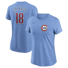 Shōta Imanaga Chicago Cubs Nike Women's Cooperstown Collection Fuse Name & Number T-Shirt - MLB T-shirts
