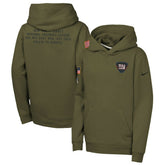 New York Giants Youth 2025 Salute to Service Club Fleece Hoodie | NFL Hot