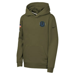 Indianapolis Colts Youth 2025 Salute to Service Club Fleece Hoodie | NFL Online