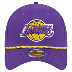 Purple Los Angeles Lakers Featherweight Poly Rope Flex 39Thirty Hat | NBA