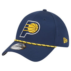 Navy Indiana Pacers Featherweight Poly Rope Flex 39Thirty Hat | NBA
