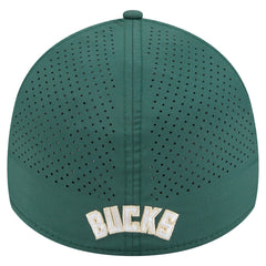Hunter Green Milwaukee Bucks Featherweight Poly Rope Flex 39Thirty Hat | NBA
