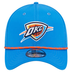 Blue Oklahoma City Thunder Featherweight Poly Rope Flex 39Thirty Hat | NBA