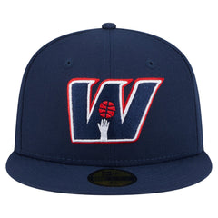 Navy Washington Wizards Deceptor 59FIFTY Fitted Hat | NBA