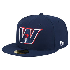 Navy Washington Wizards Deceptor 59FIFTY Fitted Hat | NBA