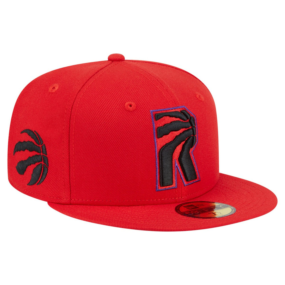 Red Toronto Raptors Deceptor 59FIFTY Fitted Hat | NBA