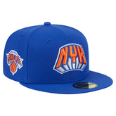 Blue New York Knicks Deceptor 59FIFTY Fitted Hat | NBA