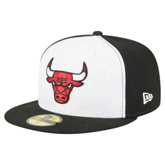 White/Black Chicago Bulls Repeat 59Fifty Fitted Hat | NBA
