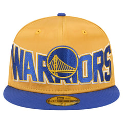 Gold/Royal Golden State Warriors Satin Two-Tone 59FIFTY Fitted Hat sale | NBA