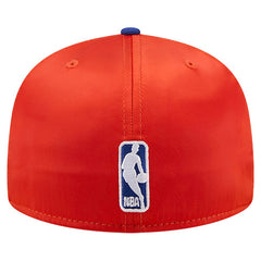 Orange/Blue New York Knicks Satin Two-Tone 59FIFTY Fitted Hat | NBA