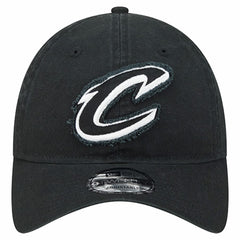 Black Cleveland Cavaliers Stamp Fabric Applique 9TWENTY Adjustable Hat sale | NBA