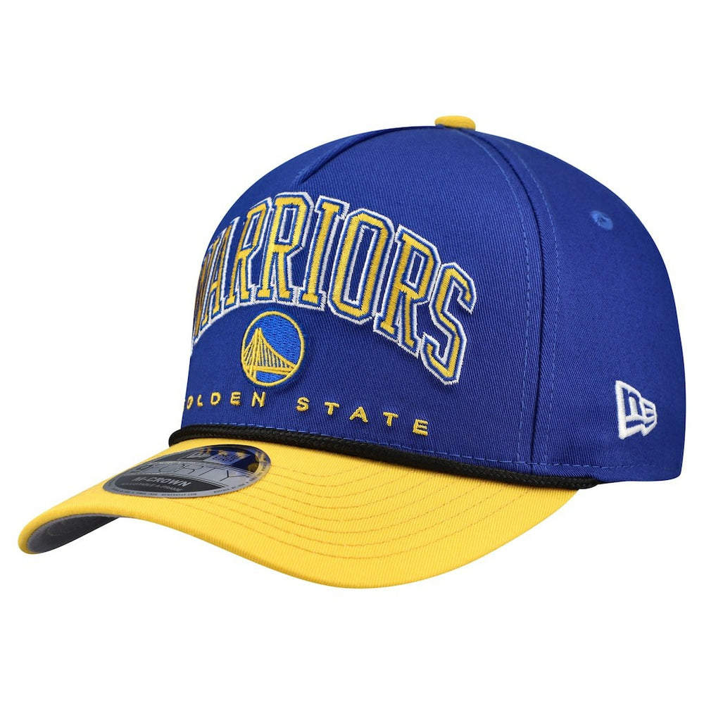 Royal Golden State Warriors Bold Arch COOLERA 9FORTY A-Frame M-Crown Adjustable Hat sale | NBA