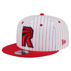 White Toronto Raptors Deceptor Pinstripe 9FIFTY Snapback Hat | NBA