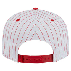 White Toronto Raptors Deceptor Pinstripe 9FIFTY Snapback Hat | NBA