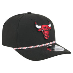 Black Chicago Bulls Rope 9SEVENTY Adjustable Hat | NBA