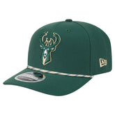 Hunter Green Milwaukee Bucks Rope 9SEVENTY Adjustable Hat | NBA