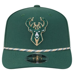 Hunter Green Milwaukee Bucks Rope 9SEVENTY Adjustable Hat | NBA