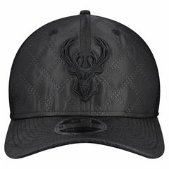 Black Milwaukee Bucks Quilted 9SEVENTY Trucker Adjustable Hat | NBA