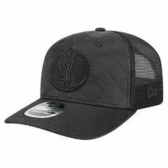 Black Dallas Mavericks Quilted 9SEVENTY Trucker Adjustable Hat sale | NBA