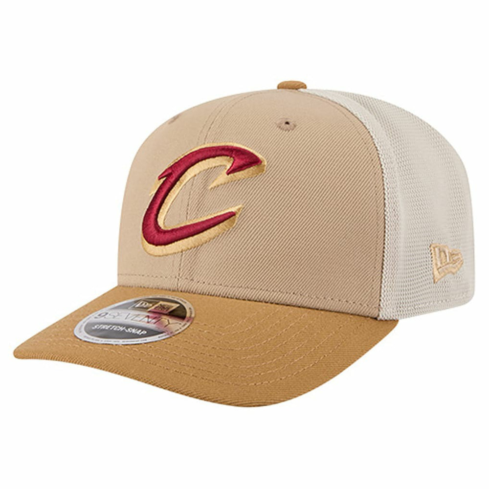 Tan/Light Brown Cleveland Cavaliers Two-Tone 9SEVENTY Adjustable Trucker Hat sale | NBA
