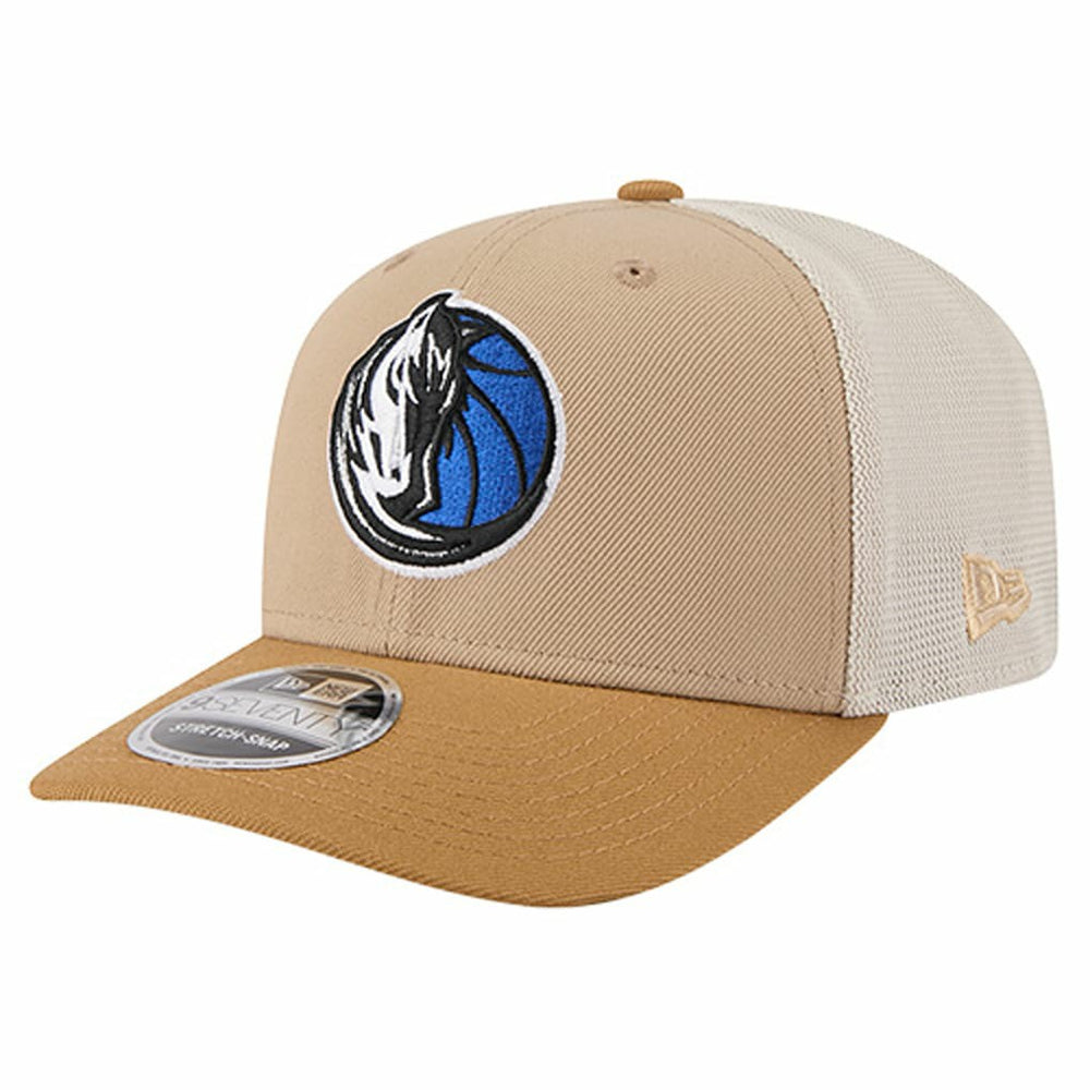 Tan/Light Brown Dallas Mavericks Two-Tone 9SEVENTY Adjustable Trucker Hat sale | NBA