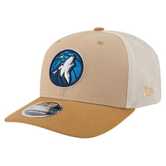 Tan/Light Brown Minnesota Timberwolves Two-Tone 9SEVENTY Adjustable Trucker Hat | NBA