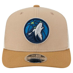 Tan/Light Brown Minnesota Timberwolves Two-Tone 9SEVENTY Adjustable Trucker Hat | NBA