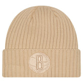Tan Brooklyn Nets Color Pack Cuffed Knit Hat | NBA