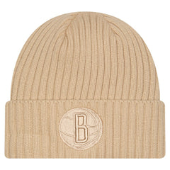 Tan Brooklyn Nets Color Pack Cuffed Knit Hat | NBA